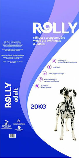 Rolly Adult 20kg Hrană Uscată pentru Câini Adulţi cu Carne