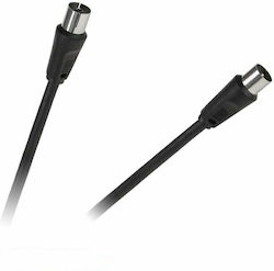 Καλώδιο Κεραίας Coax male - Coax female Μαύρο 1.8m