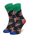 Happy Socks Gingerbread Cookies Gift Box Unisex Christmas Socks Blue