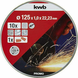 KWB 319768 Slicer/Coarse Grater Disc Metal 125mm 10pcs