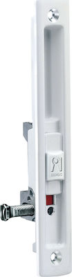 Domus Lock for Sliding Aluminum Doors White