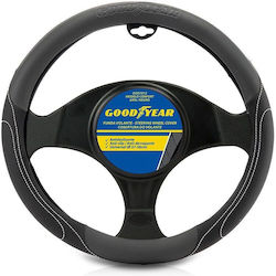 Goodyear Auto-Lenkradabdeckung Confort mit Durchmesser 37-39cm Synthetisch Gray