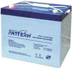 Pattern Battery Батерия 12V 75Ah PT75-12