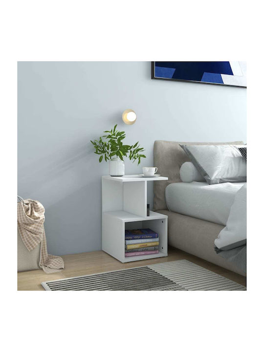 Noptiere Albe 2buc 35x35x55cm