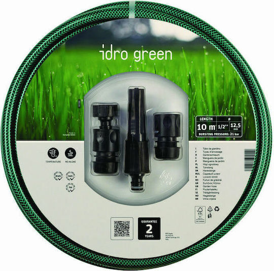 Fitt Furtun de grădină Udare Set Idro Green 1/2" 10m