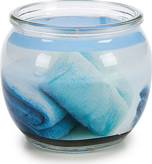 BigBuy Αρωματικό Κερί σε Βάζο με Άρωμα Fresh Linen 7.6x6.3εκ.
