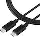 Tactical 010 USB 2.0 Cable USB-C male - USB-C 15W Μαύρο 0.3m 57983104154