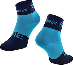 Force Ankle Cycling Socks Light Blue One