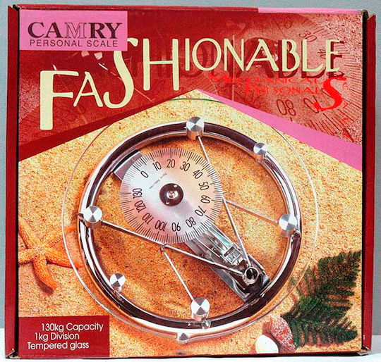 Camry Mechanical Bathroom Scale Transparent MG805