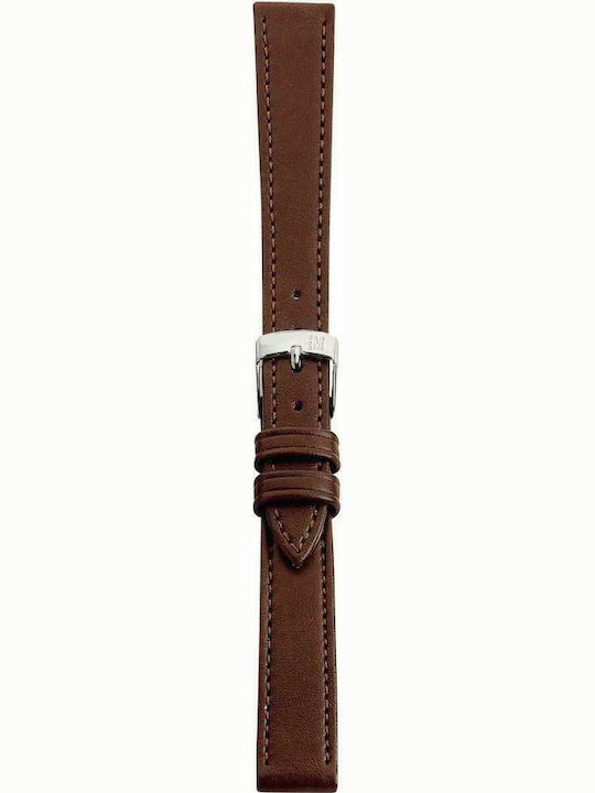 Morellato Point Leather Strap Brown 16mm