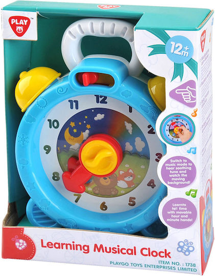 Playgo Jucărie pentru Bebeluși Ceas cu muzică pentru 12++ Luni