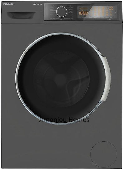 Finlux FXT8 125T DG Πλυντήριο Ρούχων 8kg 1200 Στροφών Γκρι