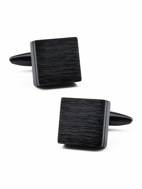 Square Matte Grey Cufflinks