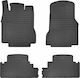 Frogum Set of Front and Rear Mats 4pcs from Rubber for Mercedes-Benz A Class Black