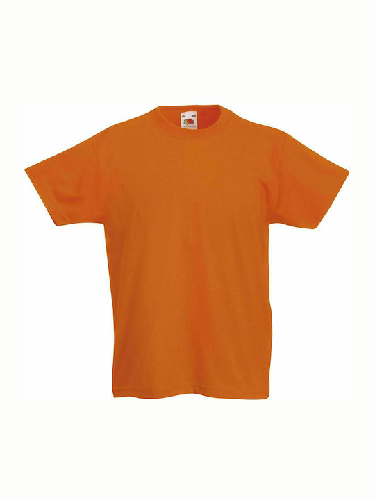 Fruit of the Loom Παιδικό T-shirt Πορτοκαλί