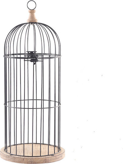 Lalos Bird Cage Laterne Metallisch Schwarz 17.5x17.5x39.7cm 1Stück
