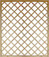 Spalier Garten aus Holz mit Rhombus Rasterdesign in Braune Farbe 180x120cm