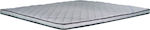 AttikaStrom Semi Double Foam Mattress Topper Foam with Elastic Straps 110x200x5cm