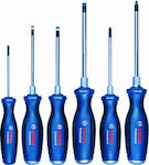 Bosch Professional Set 6 Screwdrivers with 6 Interchangeable Tips