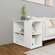 Shelving Unit Floor White 60x30x50cm