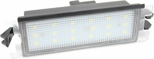 LED License Plate Lights Dacia Logan Sandero 2 Pieces