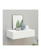 Shelf Wall White 40x23.5x10cm