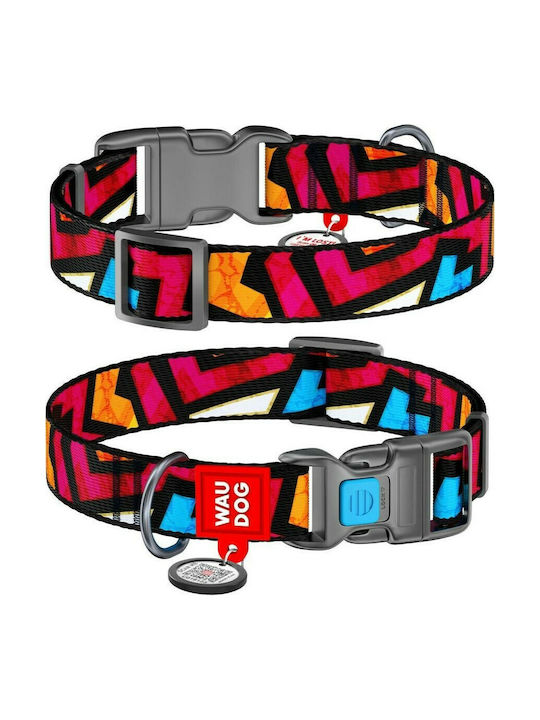 WauDog Graffiti Plastic Hundehalsband 23 - 35cm