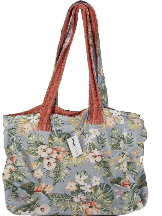 Nima - Fashion Home Jungle Flower Fabric Beach Bag Floral Multicolour