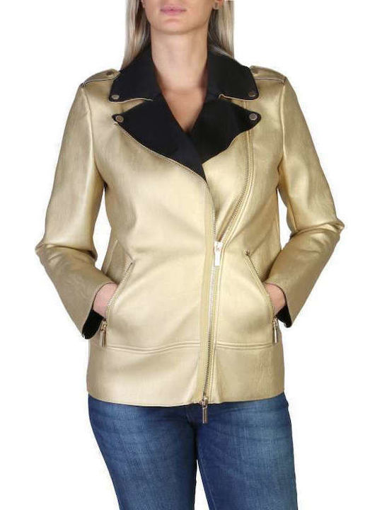 Γυναικείο Biker Jacket Χρυσό