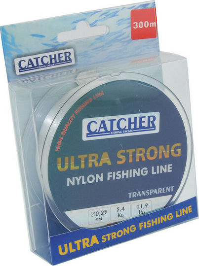Catcher Πετονιά Ψαρέματος Διάφανη 300m / 0.20mm / 3.3kg