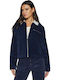 Women's Short Lifestyle Jacket for Winter Blue