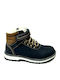 Oscal Kids Leather Boots Navy Blue