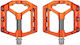 RFR Flat Slt 2.0 Flat Bicycle Pedals Orange n Grey