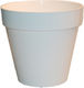 Round pot "DECO" White No 3