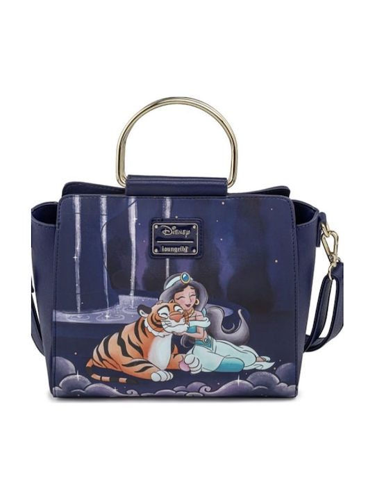 Loungefly Disney Jasmine Castle Crossbody Bag Geantă pentru Copii Umărul Multicoloră 24.3bucx10.6bucx21.2buccm.