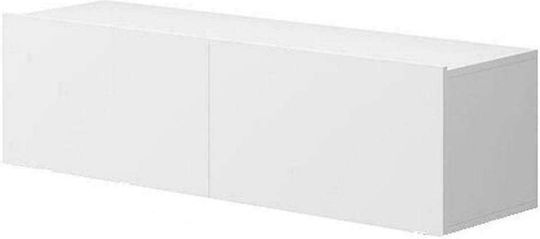 Έπιπλο Τηλεόρασης Λευκό Μ120xΠ35xΥ30cm