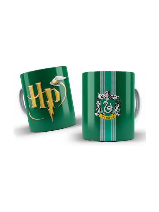 Harry Potter Slytherin Cană Ceramică Verde 1buc