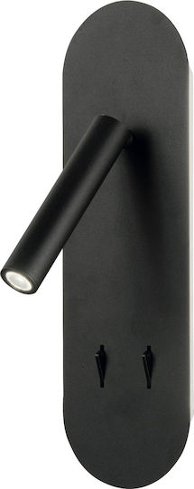 Ondaluce Single LED Spot in Black Color