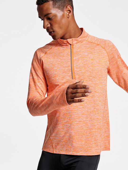 Melbourne Long Sleeve Athletic Blouse Orange