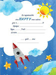 Party invitations 16 pcs 03 ArtGraphix