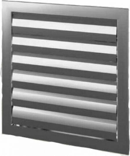 Dospel 007-7615 Περσίδα Εξαερισμού 30x30cm Τετράγωνη Βαρύτητας