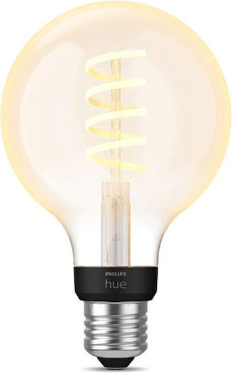 Philips Smart Bulb LED 7W for Socket E27 and Shape G93 Adjustable White 550lm