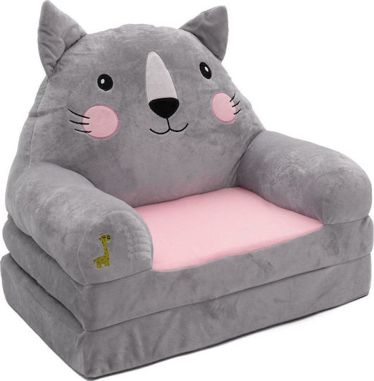 Kinderstuhl Happy Bear Grau 40x55x50cm