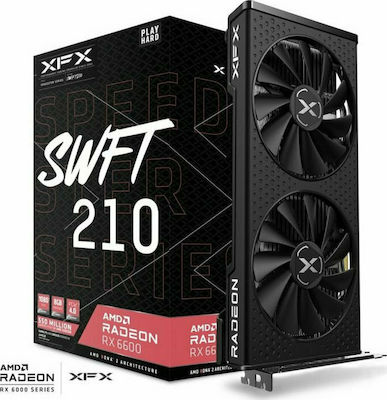 XFX Radeon RX 6600 8ГБ GDDR6 Speedster SWFT 210 Видеокарта