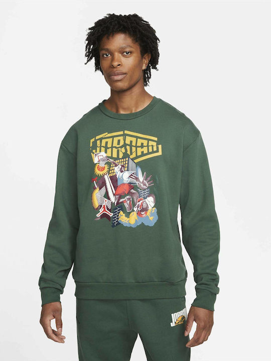 Jordan Sport DNA Crew Sweatshirt Grün