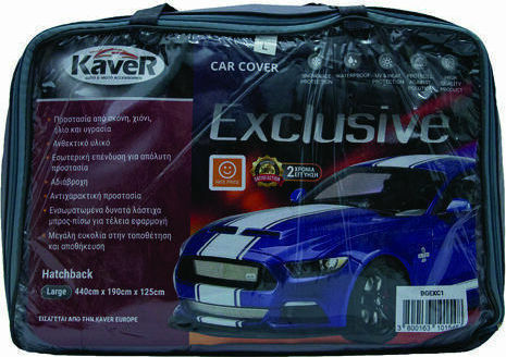 Kaver Hatchback Exclusive Covers 440x190x125cm Waterproof for Hatchback Secured with Elastic