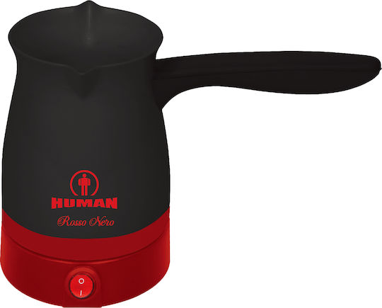 Human HU5007 Ηλεκτρικό Μπρίκι 650W με Χωρητικότητα 300ml Rosso Nero