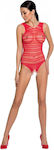 Passion BS086 Bodystocking Red