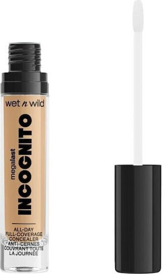 Wet n Wild Incognito Full Coverage Concealer Liquid Concealer Medium Honey 5.5ml