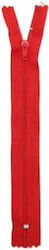 Zipper Nylon Plastic Zipper No 3 Fabric 820 Red 18 points